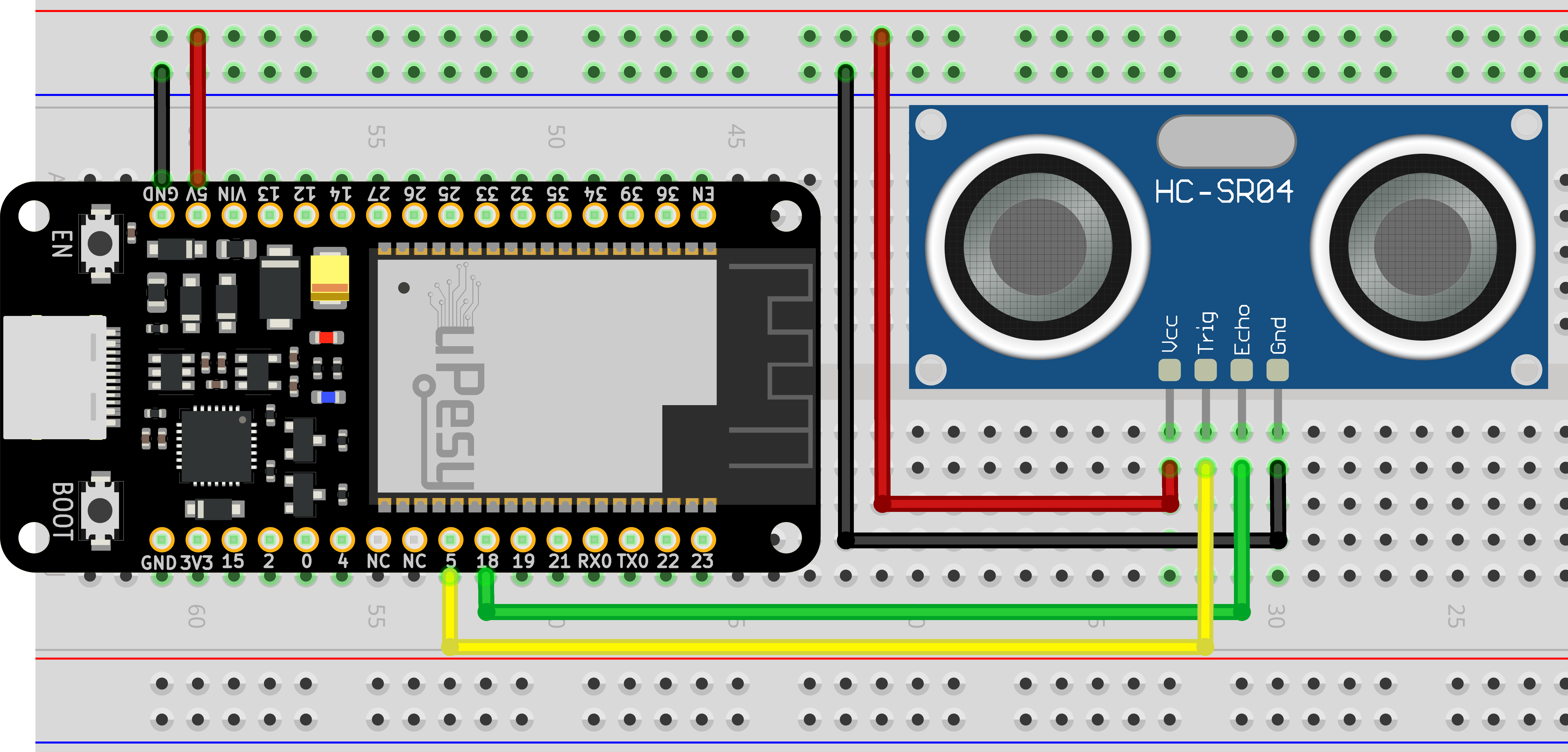 距離 センサー arduino