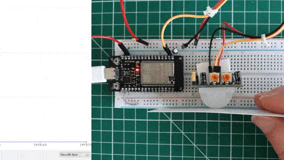 Exemple traceur série Arduino IDE oscilloscope