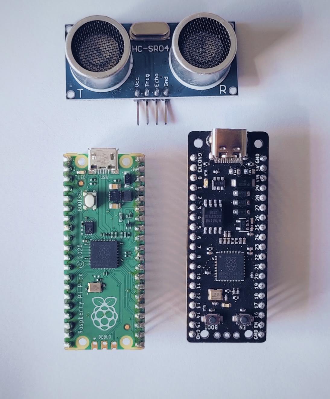 HC-SR04 sensor: Tutorial on Pi Pico with Arduino code