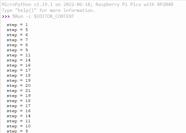 termnial micropython series rotary encoder