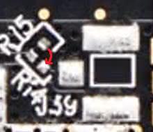 swap resistor for external antenna