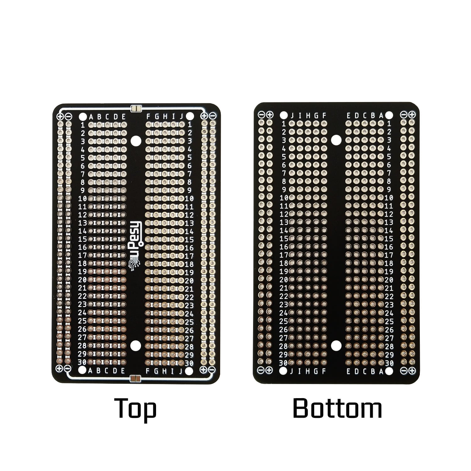 presentation stripboard weldable top bottom